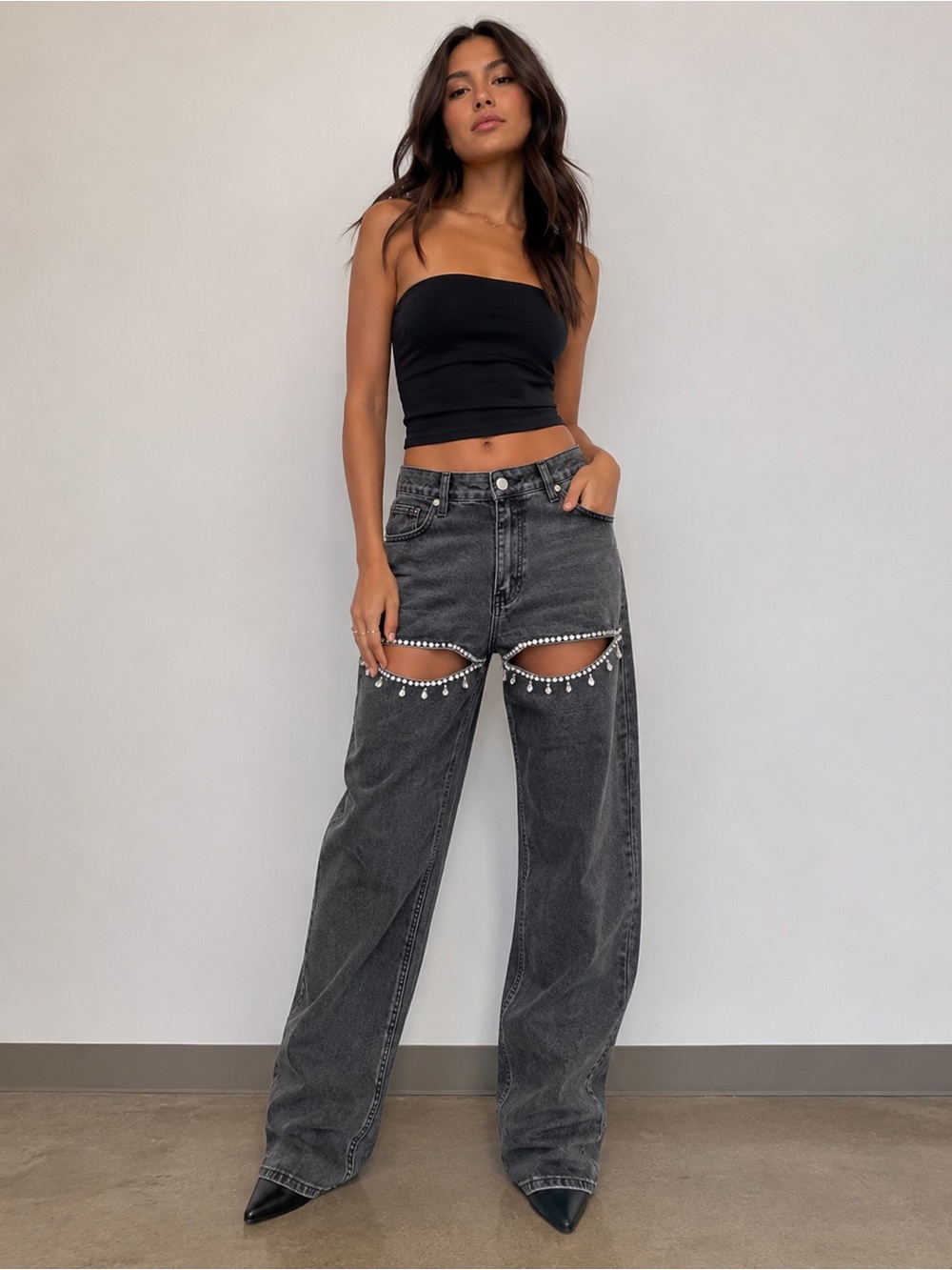 ❤️Forever 21 Premium Dark Gray Jeans